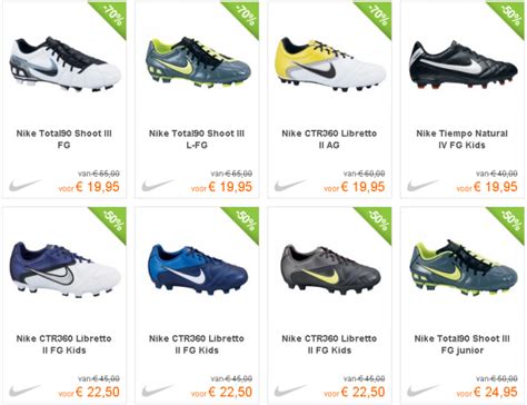 voetbalschoenen met korting